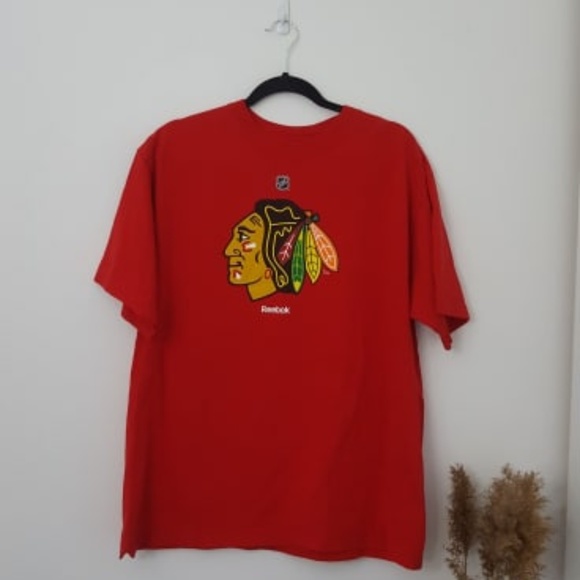 Reebok Other - 🛍Blackhawk T-Shirt Reebok NHL Hockey Red Chicago